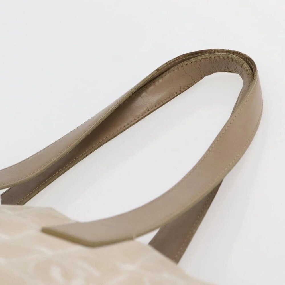 CHANEL New Travel Line Tote Bag Nylon Beige Gold CC Auth - Picture 10 of 16
